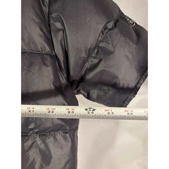 Vtg "Dub 68 Remix Series" Black Short Sleeve Rapper Puffer Jacket Men's L Y2k - Picture 14 of 16